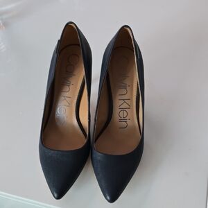 Calvin Klein Black Pointed Heels